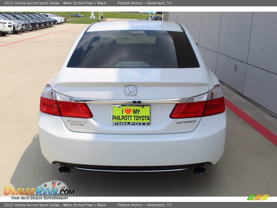 2013 Honda Accord Sport Sedan White Orchid Pearl / Black Photo #7