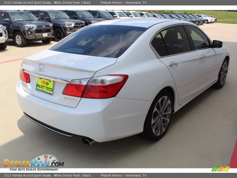 2013 Honda Accord Sport Sedan White Orchid Pearl / Black Photo #8