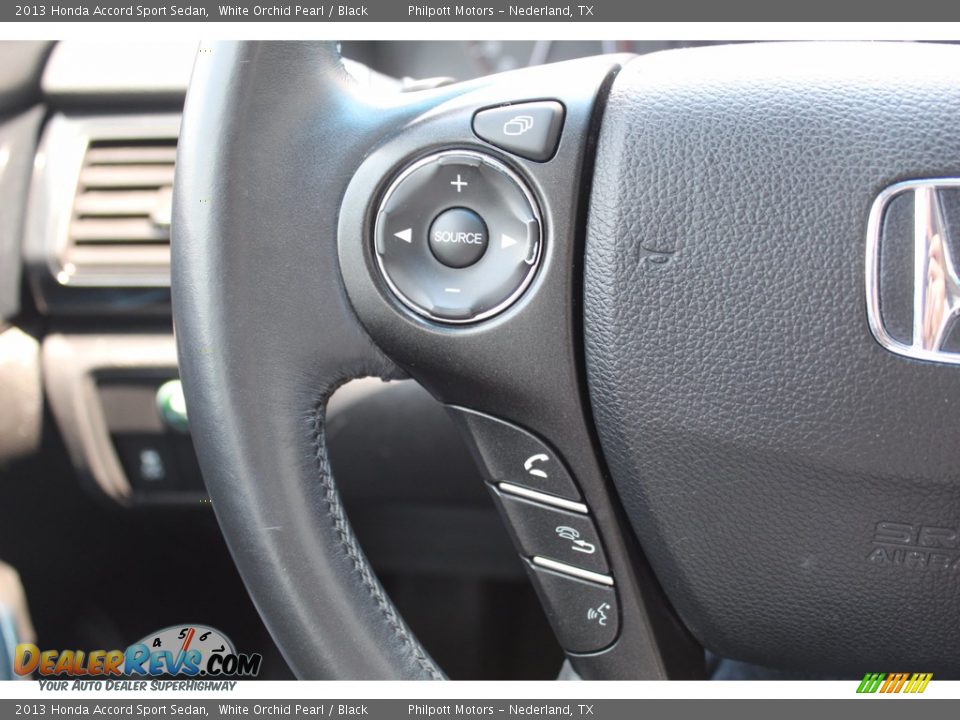 2013 Honda Accord Sport Sedan White Orchid Pearl / Black Photo #11