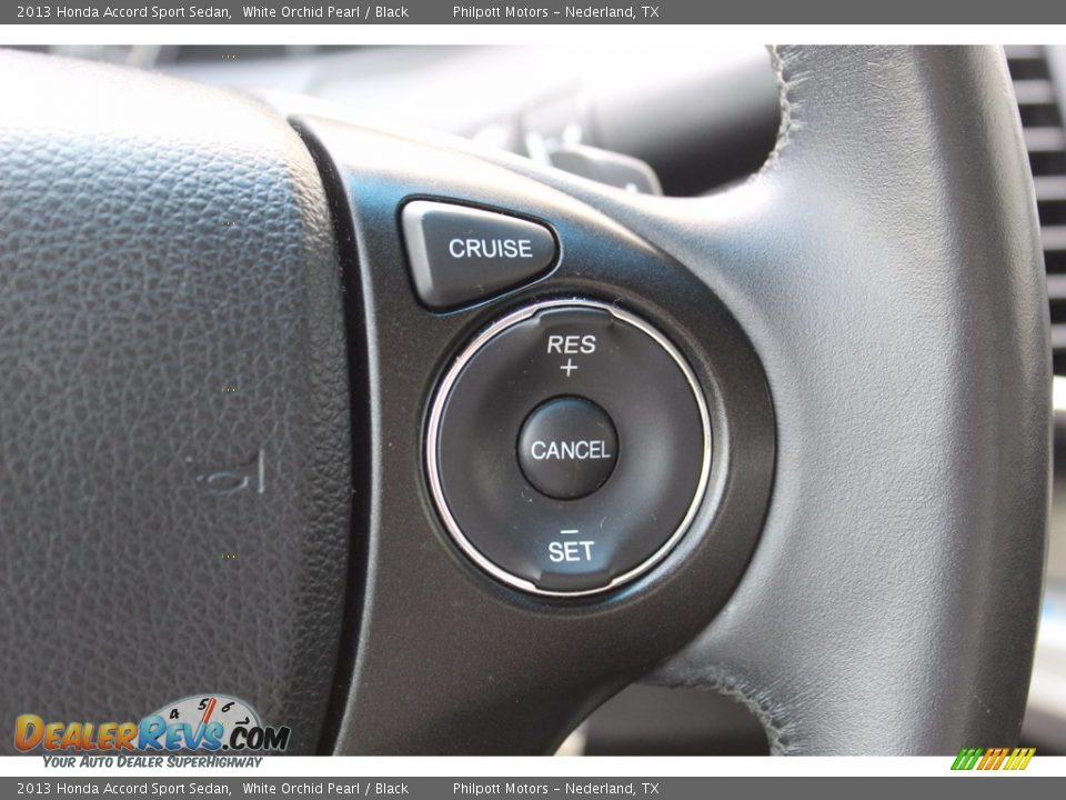 2013 Honda Accord Sport Sedan White Orchid Pearl / Black Photo #12