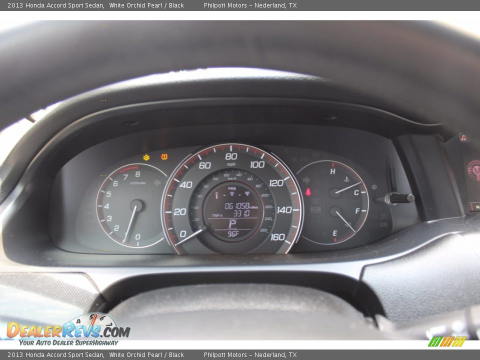 2013 Honda Accord Sport Sedan White Orchid Pearl / Black Photo #13