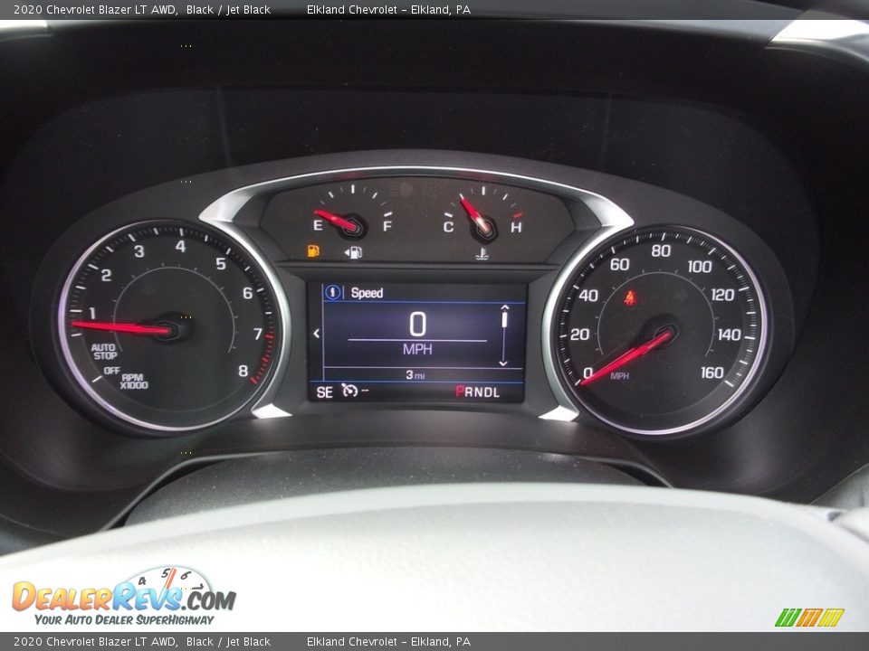 2020 Chevrolet Blazer LT AWD Black / Jet Black Photo #19