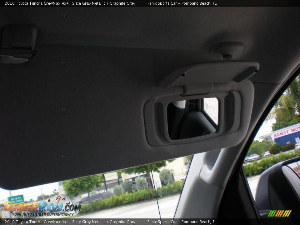 2010 Toyota Tundra CrewMax 4x4 Slate Gray Metallic / Graphite Gray Photo #23