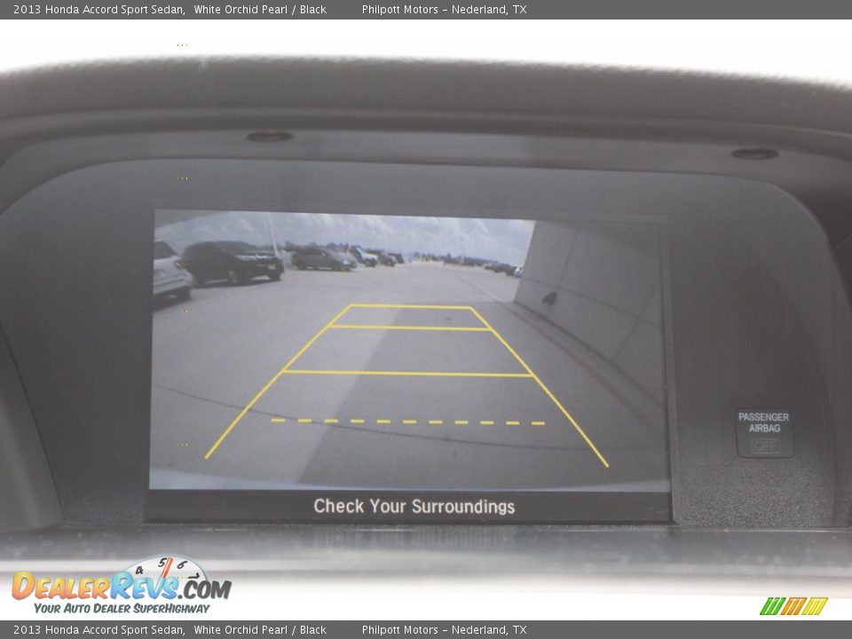 2013 Honda Accord Sport Sedan White Orchid Pearl / Black Photo #17