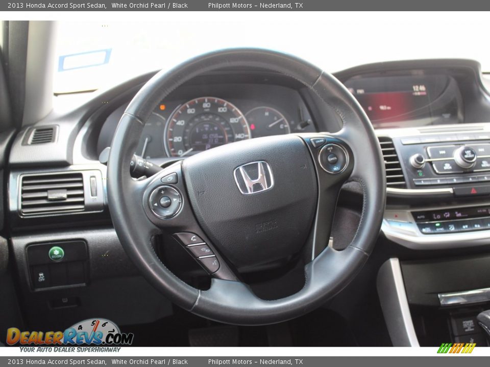 2013 Honda Accord Sport Sedan White Orchid Pearl / Black Photo #21