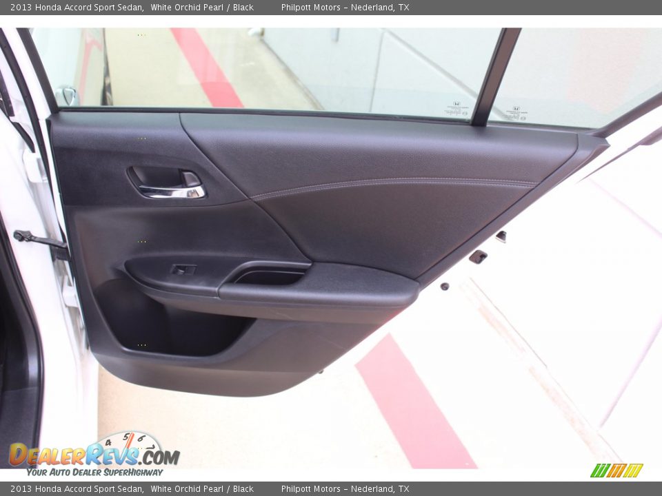 2013 Honda Accord Sport Sedan White Orchid Pearl / Black Photo #23