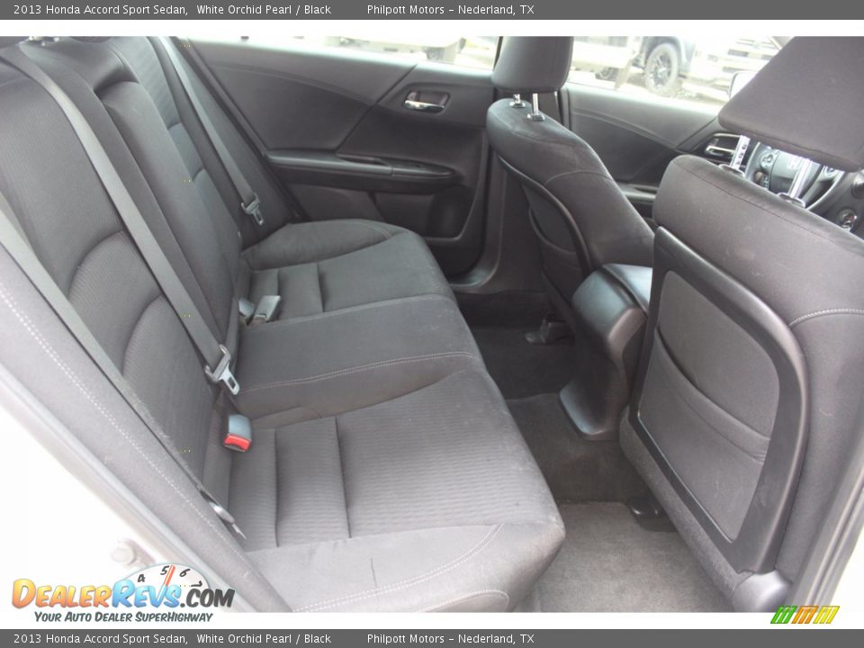 2013 Honda Accord Sport Sedan White Orchid Pearl / Black Photo #24