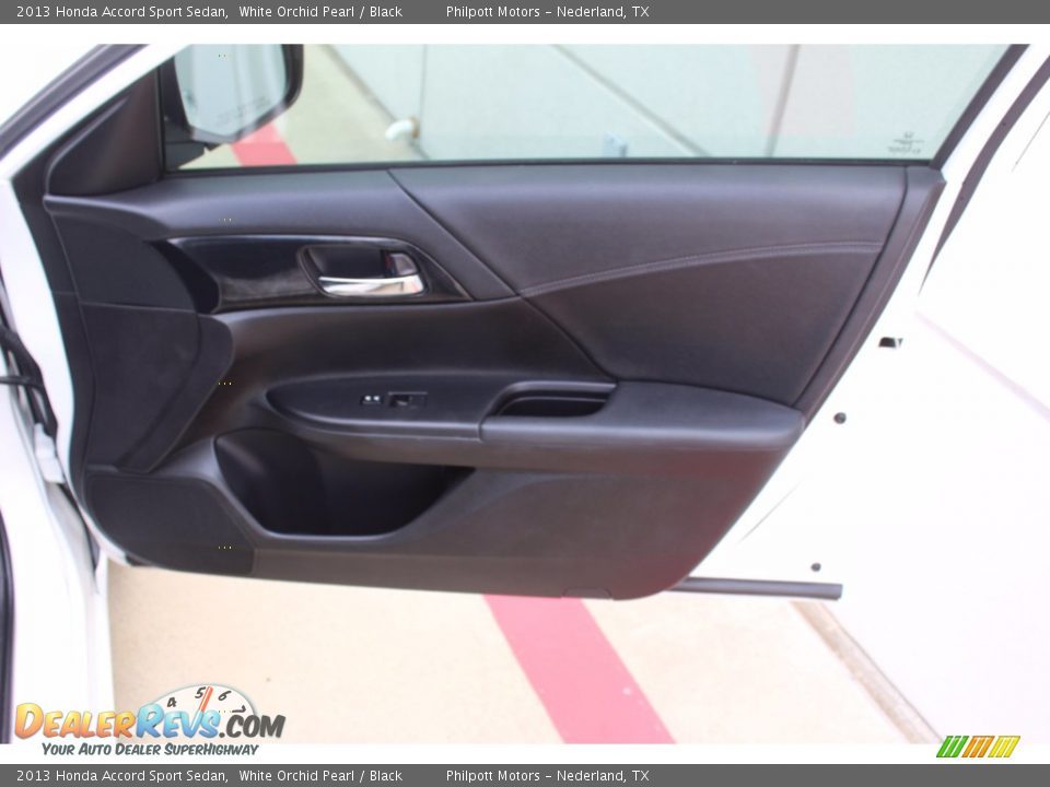 2013 Honda Accord Sport Sedan White Orchid Pearl / Black Photo #25