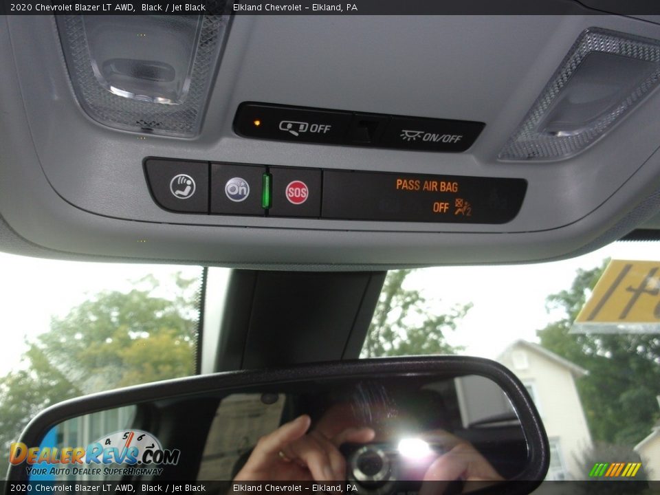 2020 Chevrolet Blazer LT AWD Black / Jet Black Photo #30