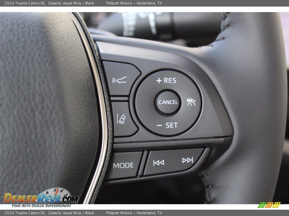 2020 Toyota Camry SE Galactic Aqua Mica / Black Photo #12