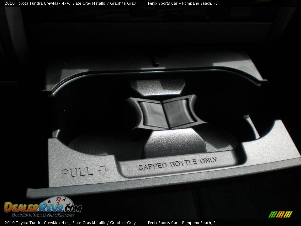 2010 Toyota Tundra CrewMax 4x4 Slate Gray Metallic / Graphite Gray Photo #27