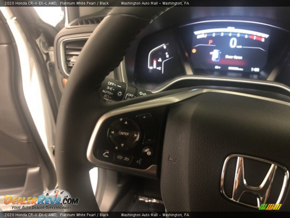 2020 Honda CR-V EX-L AWD Platinum White Pearl / Black Photo #12