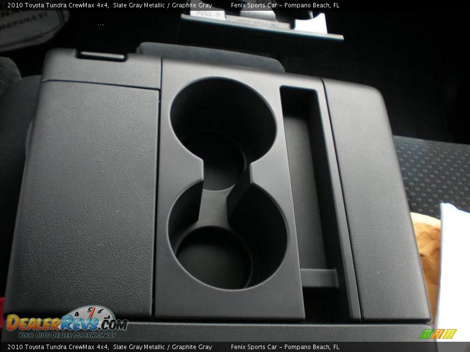 2010 Toyota Tundra CrewMax 4x4 Slate Gray Metallic / Graphite Gray Photo #28