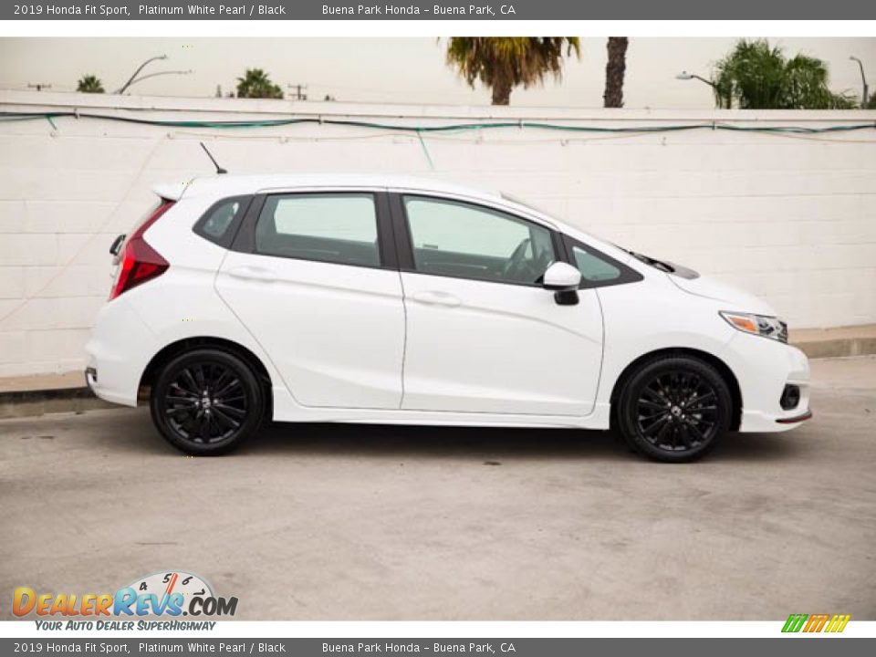 2019 Honda Fit Sport Platinum White Pearl / Black Photo #10