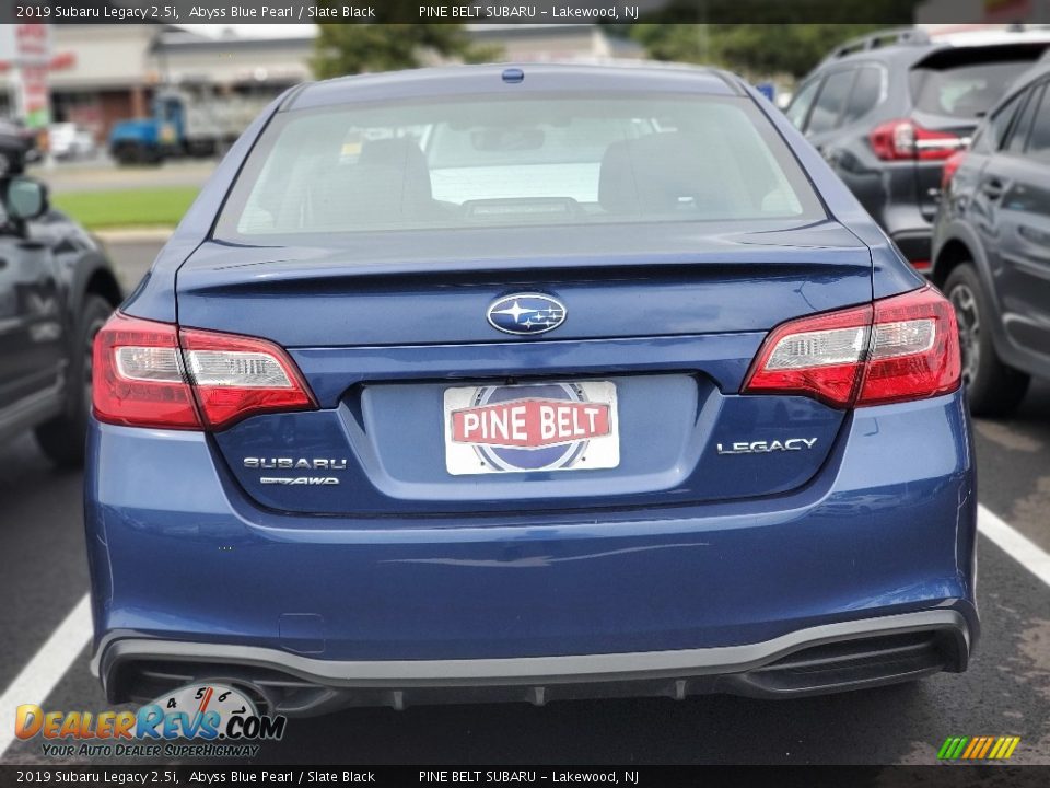2019 Subaru Legacy 2.5i Abyss Blue Pearl / Slate Black Photo #3