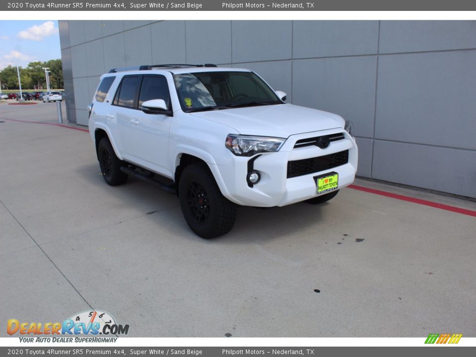 2020 Toyota 4Runner SR5 Premium 4x4 Super White / Sand Beige Photo #2