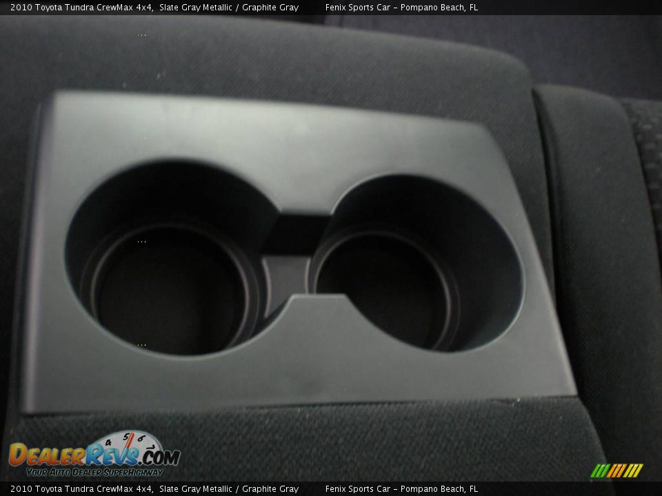 2010 Toyota Tundra CrewMax 4x4 Slate Gray Metallic / Graphite Gray Photo #29