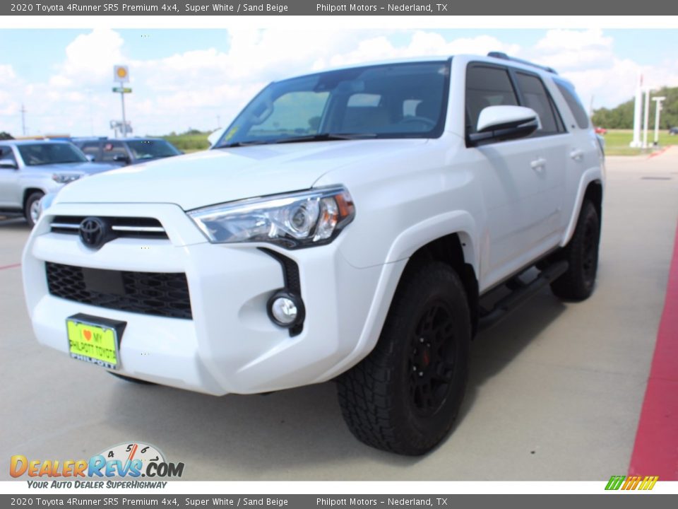 2020 Toyota 4Runner SR5 Premium 4x4 Super White / Sand Beige Photo #4