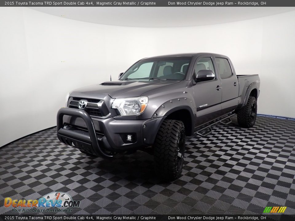 2015 Toyota Tacoma TRD Sport Double Cab 4x4 Magnetic Gray Metallic / Graphite Photo #8