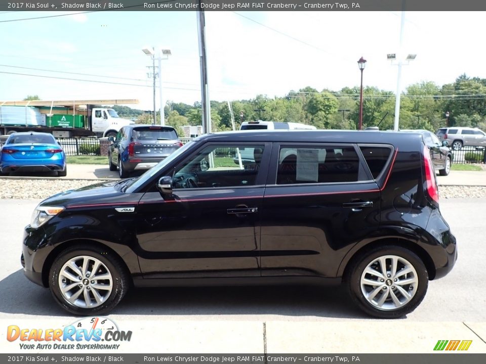 2017 Kia Soul + Shadow Black / Black Photo #6