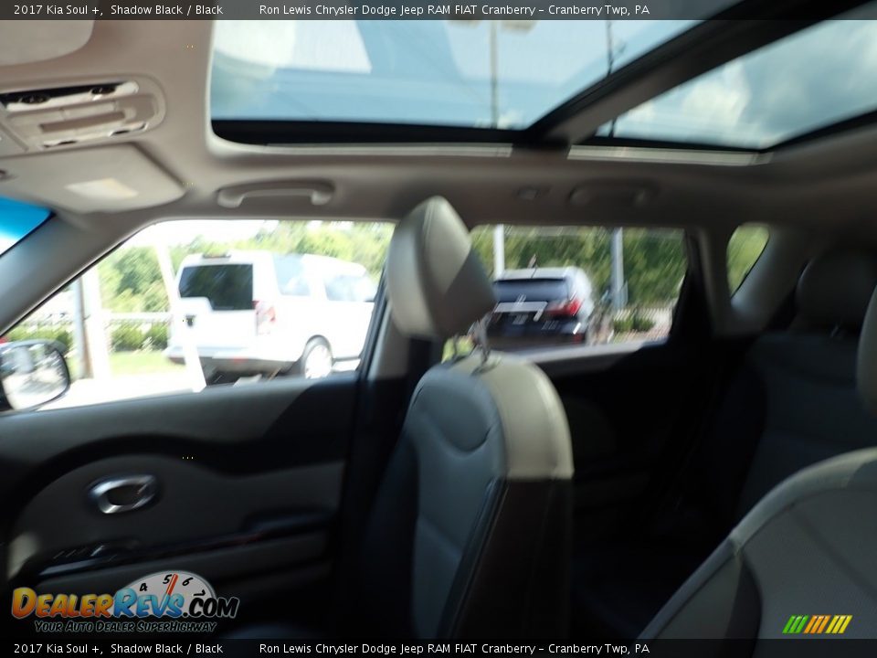 2017 Kia Soul + Shadow Black / Black Photo #12
