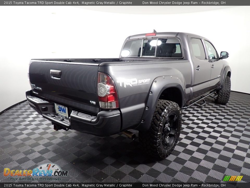 2015 Toyota Tacoma TRD Sport Double Cab 4x4 Magnetic Gray Metallic / Graphite Photo #15