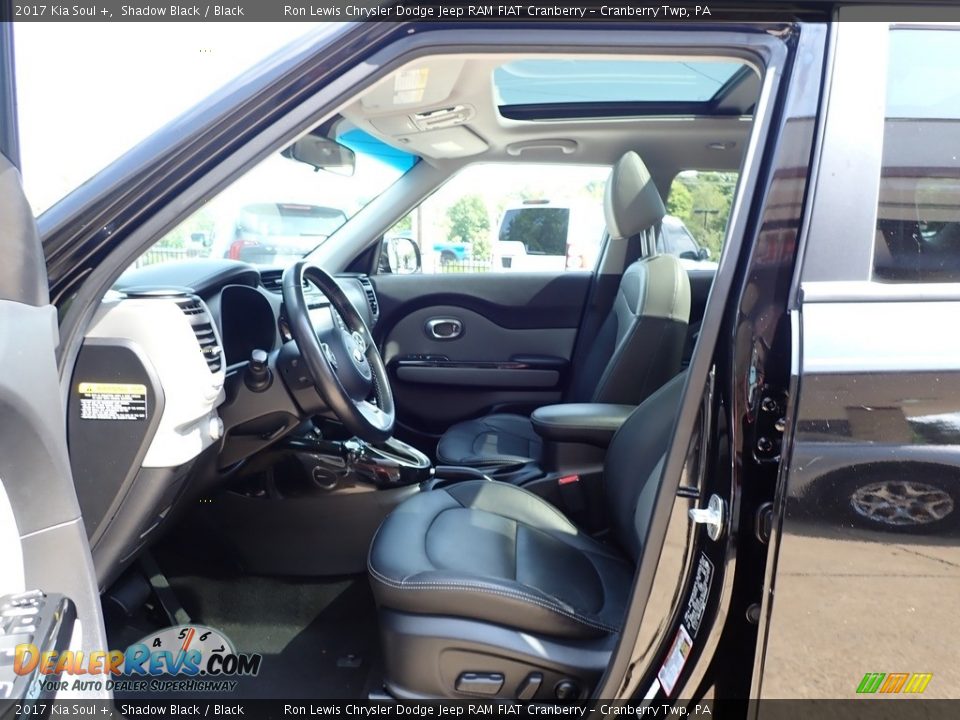 2017 Kia Soul + Shadow Black / Black Photo #13