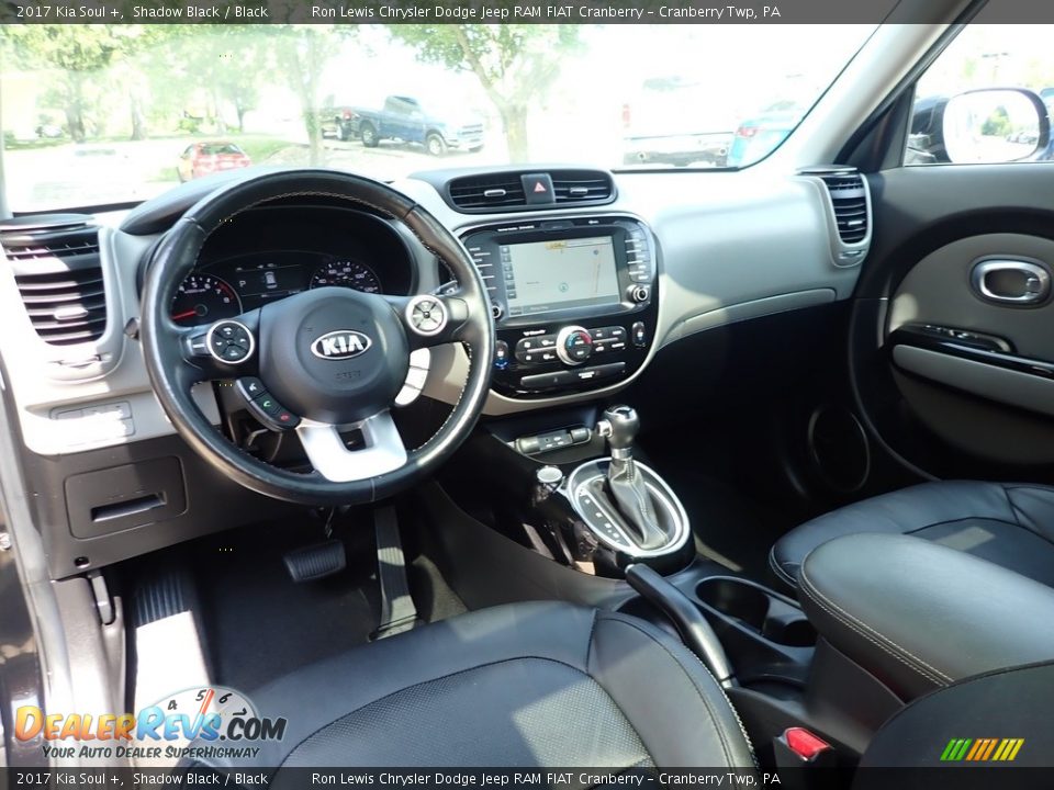 2017 Kia Soul + Shadow Black / Black Photo #15