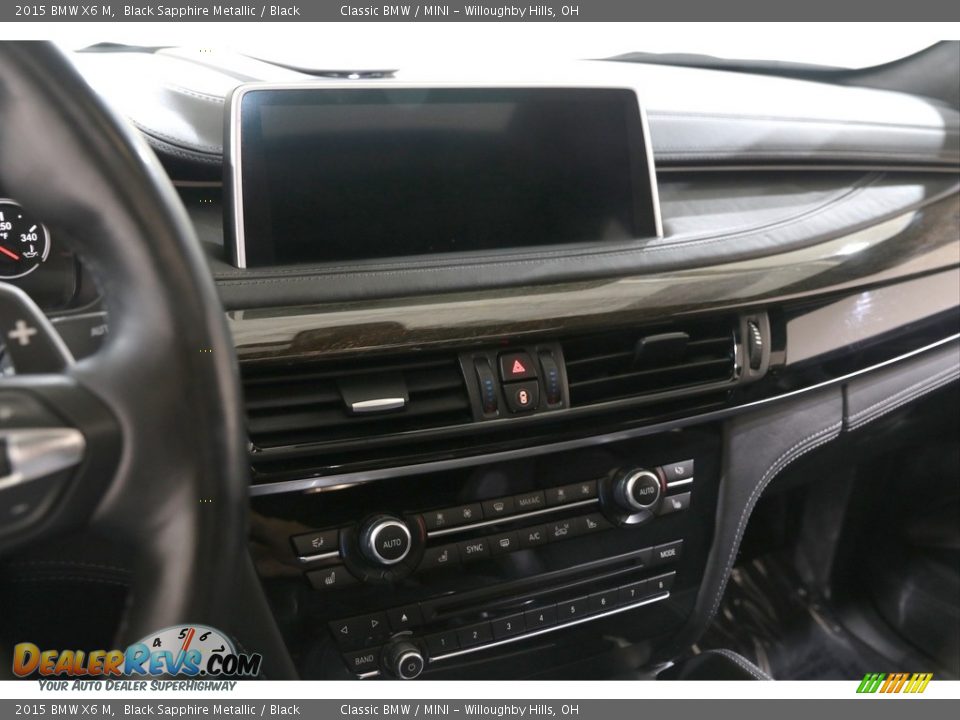 2015 BMW X6 M Black Sapphire Metallic / Black Photo #10