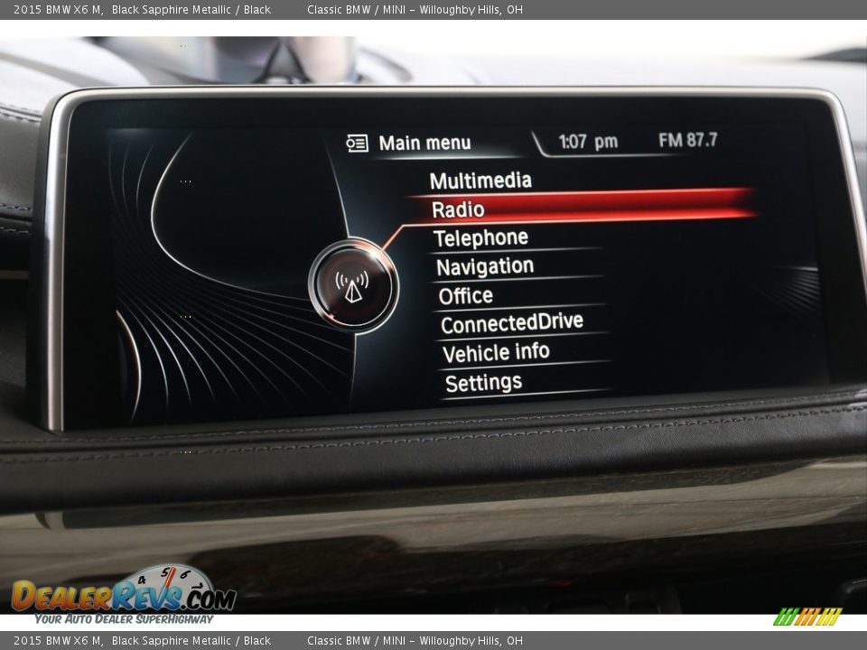 2015 BMW X6 M Black Sapphire Metallic / Black Photo #11