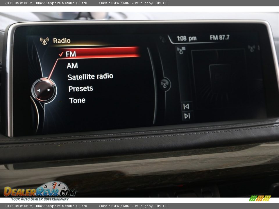 2015 BMW X6 M Black Sapphire Metallic / Black Photo #12