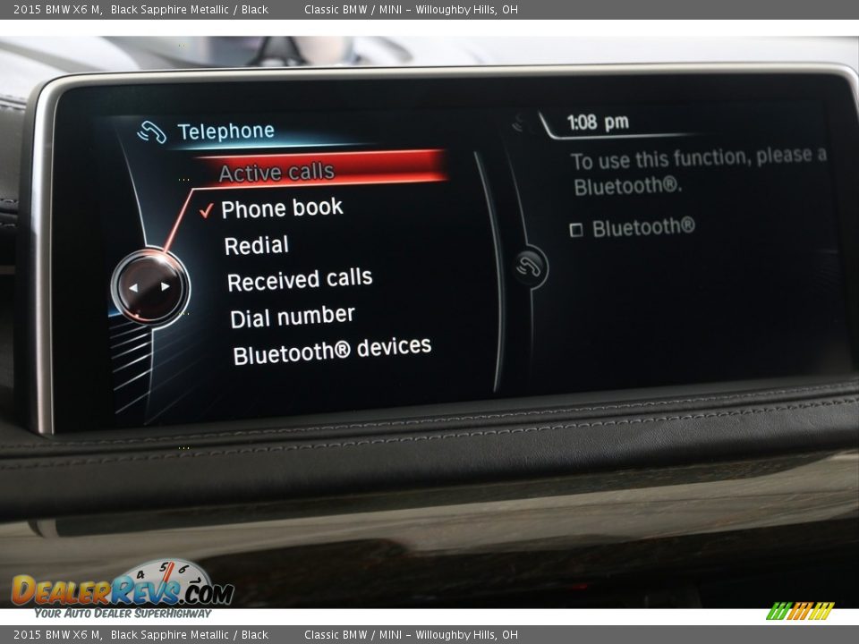 2015 BMW X6 M Black Sapphire Metallic / Black Photo #13