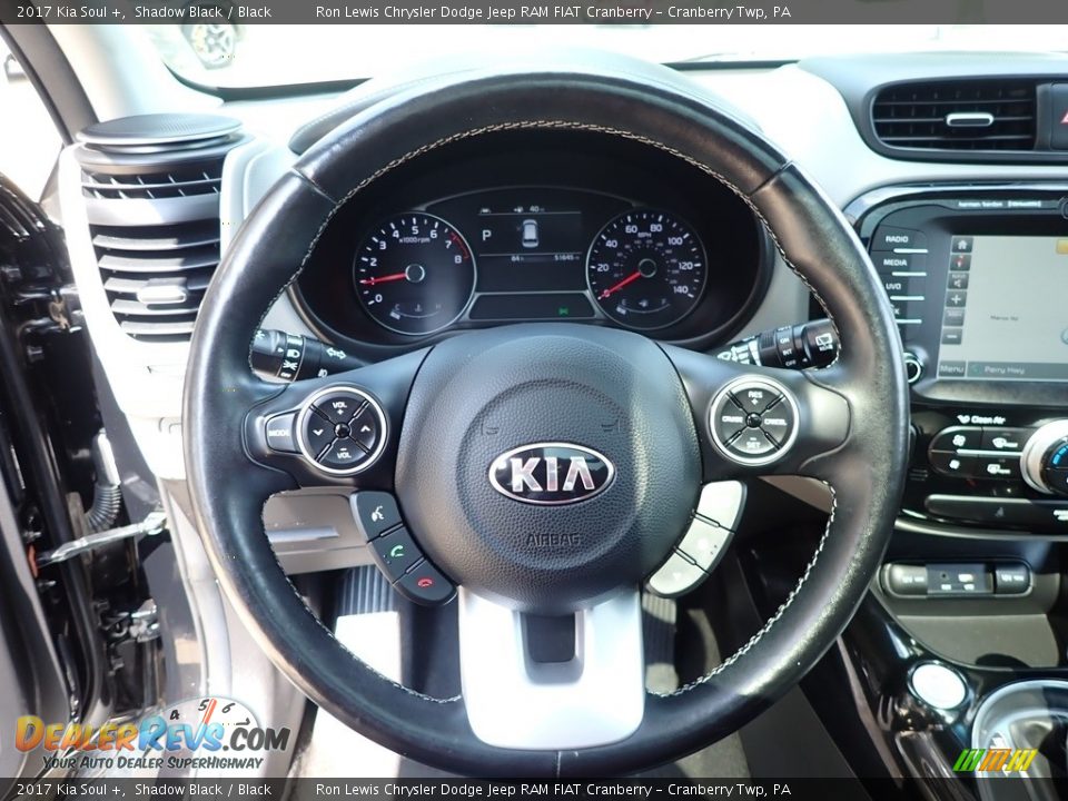2017 Kia Soul + Shadow Black / Black Photo #18