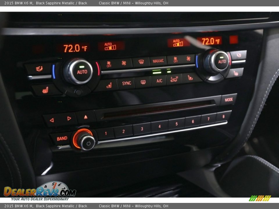 2015 BMW X6 M Black Sapphire Metallic / Black Photo #17