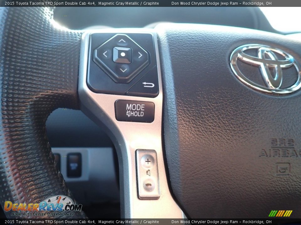 2015 Toyota Tacoma TRD Sport Double Cab 4x4 Steering Wheel Photo #24