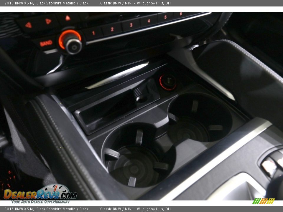 2015 BMW X6 M Black Sapphire Metallic / Black Photo #19