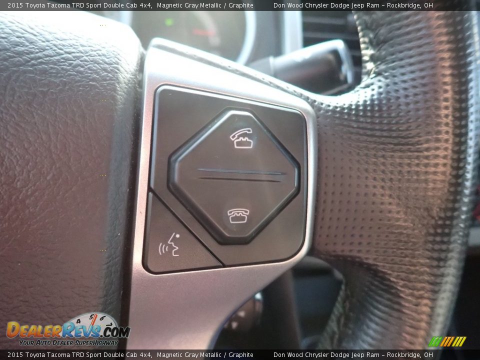 2015 Toyota Tacoma TRD Sport Double Cab 4x4 Steering Wheel Photo #26