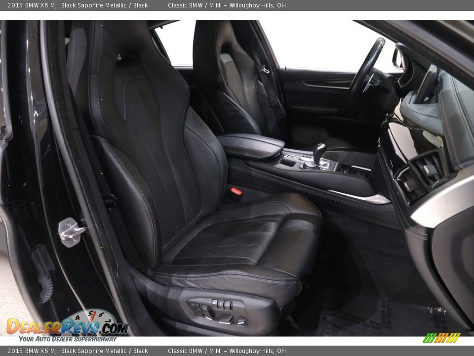 2015 BMW X6 M Black Sapphire Metallic / Black Photo #20