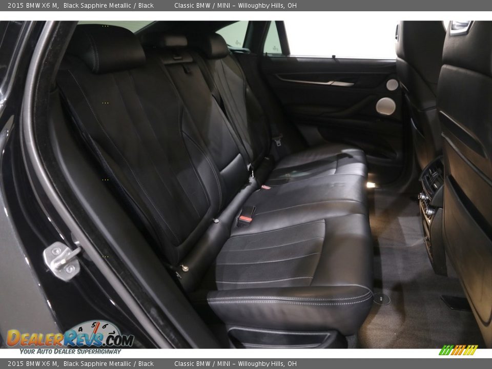 2015 BMW X6 M Black Sapphire Metallic / Black Photo #21