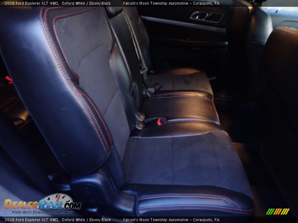 2018 Ford Explorer XLT 4WD Oxford White / Ebony Black Photo #14