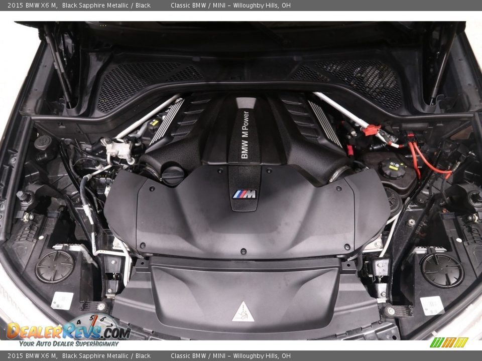 2015 BMW X6 M Black Sapphire Metallic / Black Photo #26