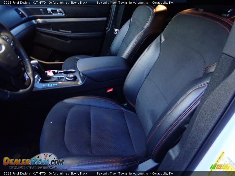 2018 Ford Explorer XLT 4WD Oxford White / Ebony Black Photo #16
