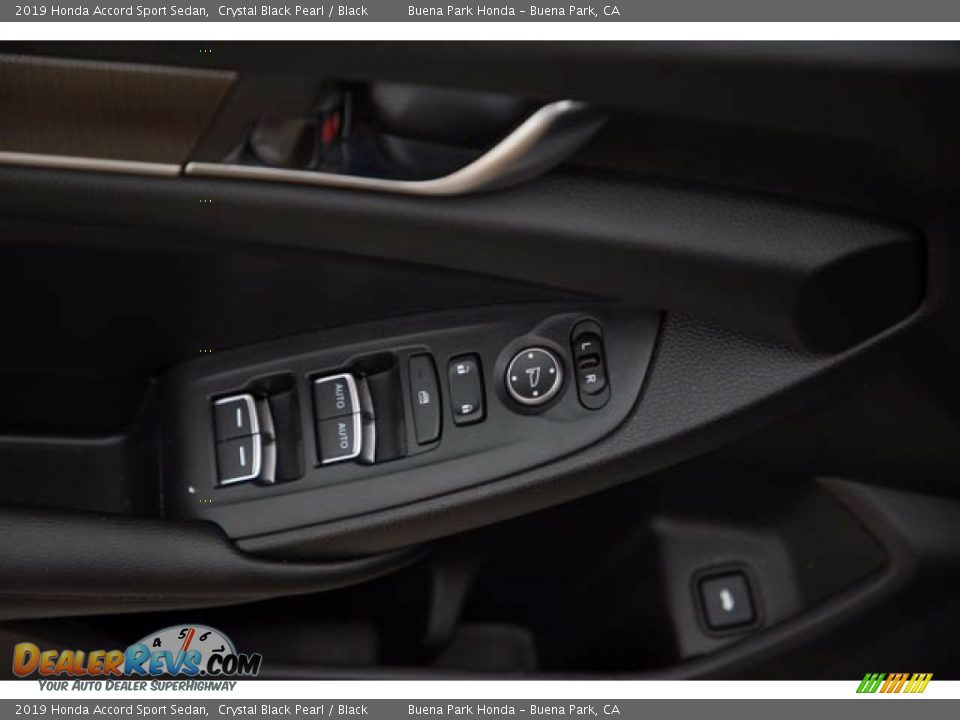 2019 Honda Accord Sport Sedan Crystal Black Pearl / Black Photo #28