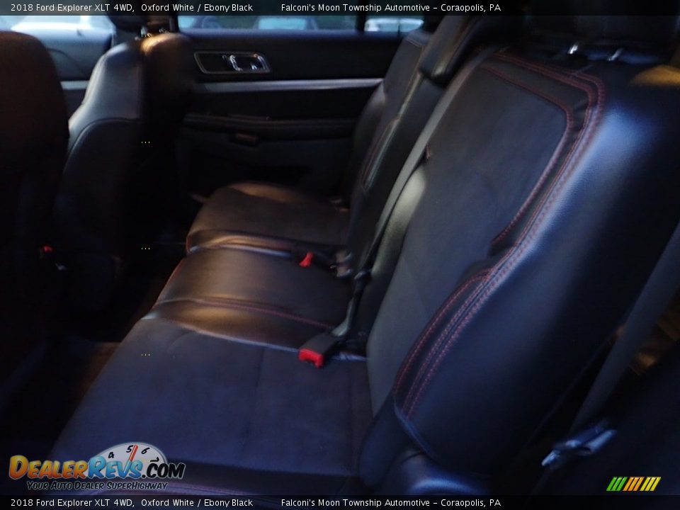 2018 Ford Explorer XLT 4WD Oxford White / Ebony Black Photo #17