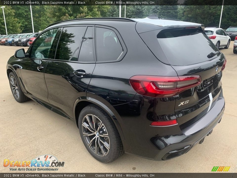 2021 BMW X5 xDrive40i Black Sapphire Metallic / Black Photo #2