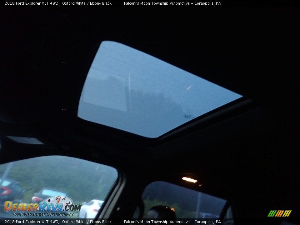 2018 Ford Explorer XLT 4WD Oxford White / Ebony Black Photo #20