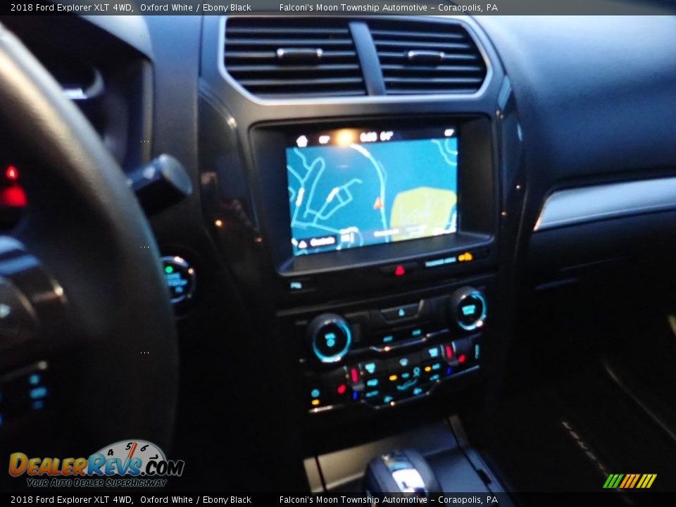 2018 Ford Explorer XLT 4WD Oxford White / Ebony Black Photo #22