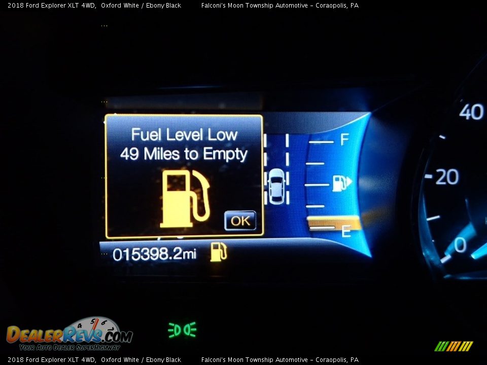 2018 Ford Explorer XLT 4WD Oxford White / Ebony Black Photo #24