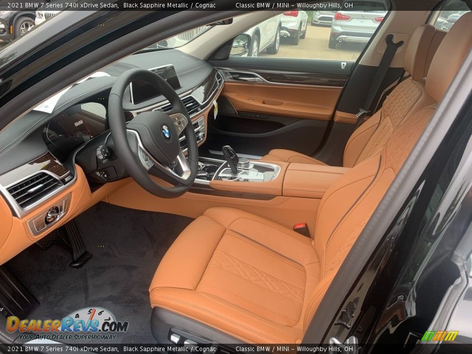 Cognac Interior - 2021 BMW 7 Series 740i xDrive Sedan Photo #3