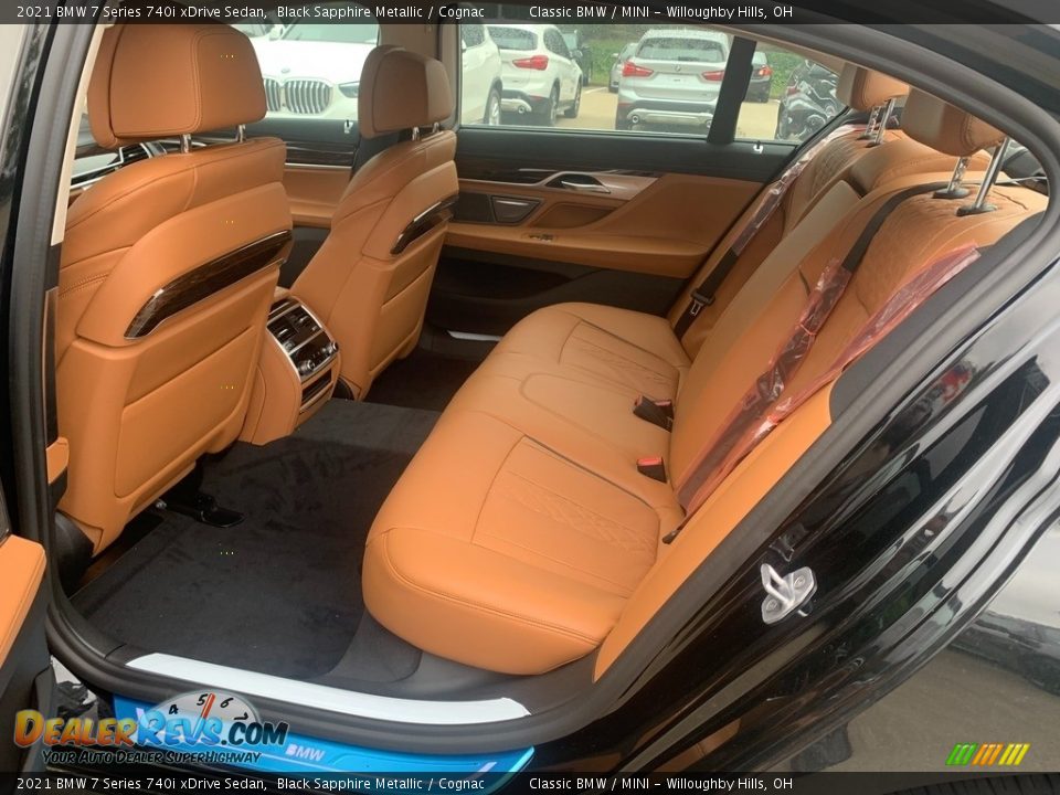 Rear Seat of 2021 BMW 7 Series 740i xDrive Sedan Photo #4